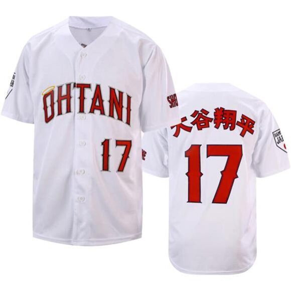 Other - Men's Ohtani Baseball Jersey 17# Shotime Hipster Hip Hop Shirts Stitched